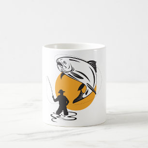 Trout Fishing Coffee Mug