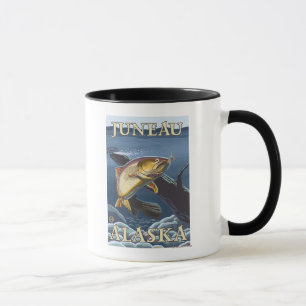 Trout Fishing Cross-Section - Juneau, Alaska Mug