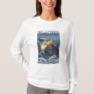Trout Fishing Cross-Section T-Shirt