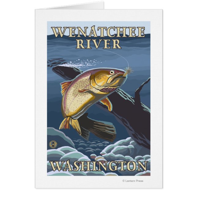 Trout Fishing Cross-Section - Wenatchee River, W (Front)