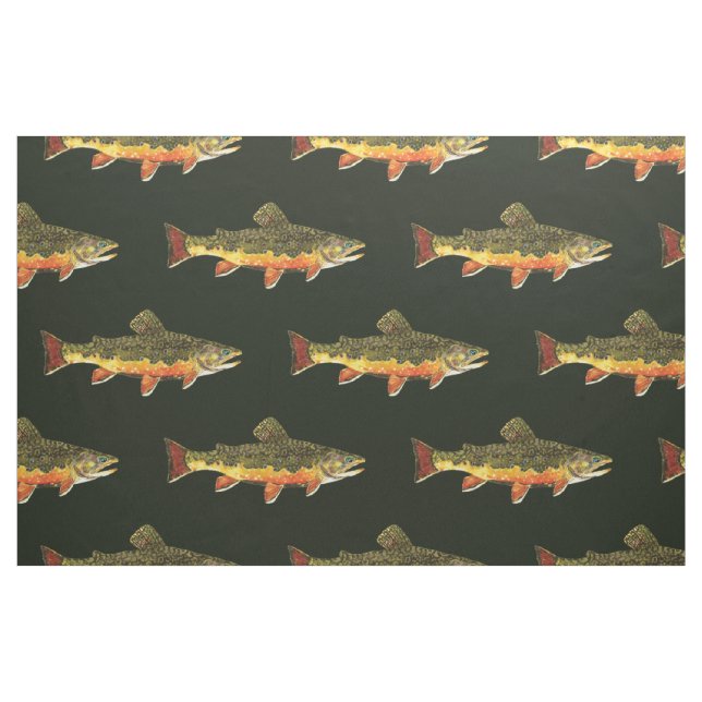 Trout Fishing Fabric (Yard)