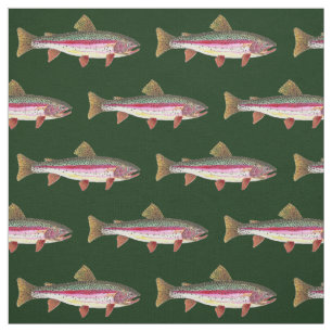 Trout Fishing Fabric