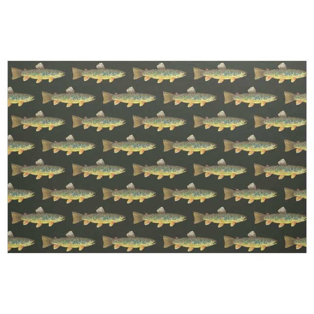 Trout Fishing Fabric (Yard)