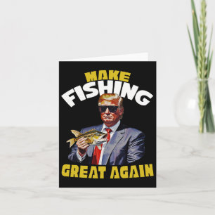 Trout Fishing Fishing Novelty Fisherman Gift Card