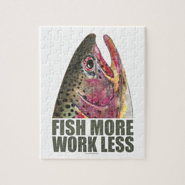 Trout Fishing Jigsaw Puzzle (Vertical)
