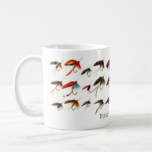 Trout Fishing Lures Mug - Lures from 1892