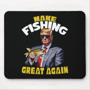 Trout Fishing Make Fishing Great Again Trump Won 2 Mouse Pad