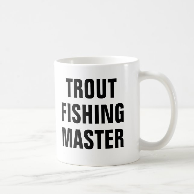 Trout Fishing Master Coffee Mug (Right)