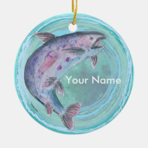 Trout Fishing ornament