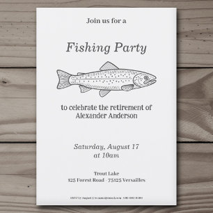 Trout - Fishing Party Invitation
