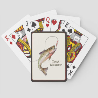 Trout Fishing Poker Playing Cards