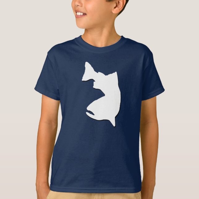 TROUT FISHING VECTOR GRAPHIC T-Shirt (Front)