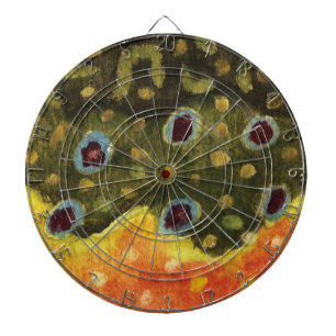 Trout Fly Fishing Dartboard