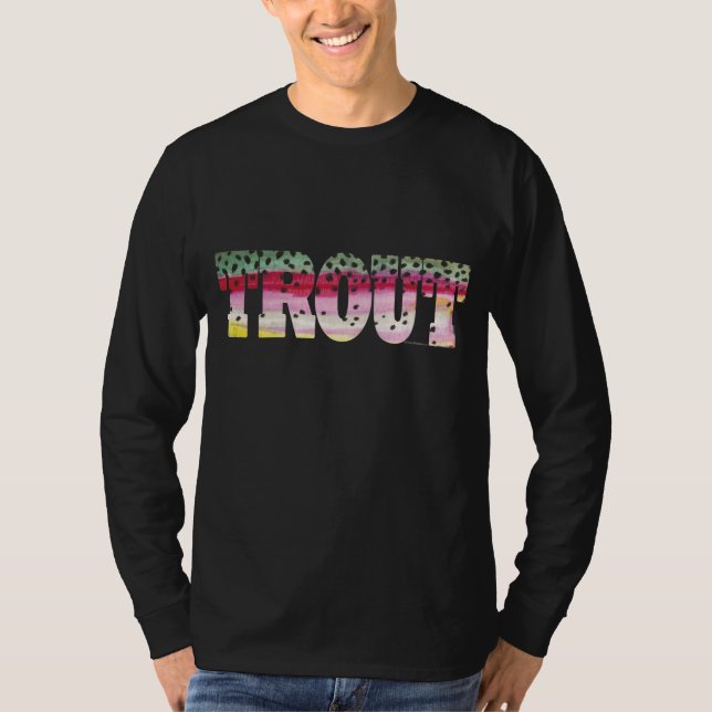 Trout Fly Fishing T-Shirt (Front)