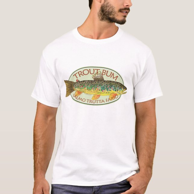 Trout Fly Fishing T-Shirt (Front)