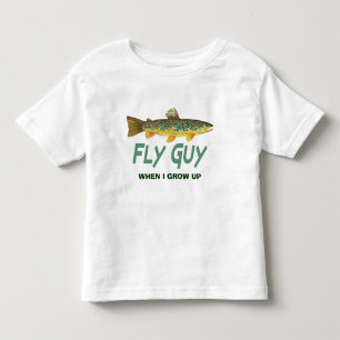 Trout Fly Fishing Toddler T-Shirt