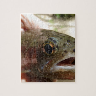 Trout in Hands Jigsaw Puzzle