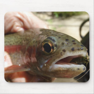 Trout in Hands Mouse Pad