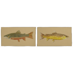 Trout King Size Pillow Cases