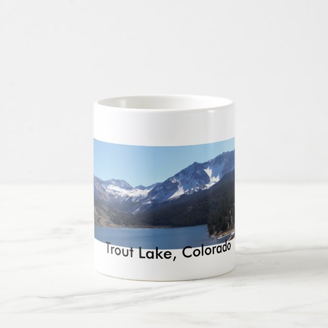 Trout Lake, Colorado Coffee Mug (Center)