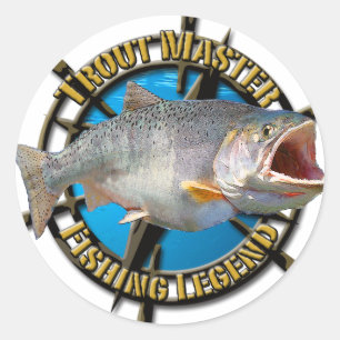 Trout Master Classic Round Sticker