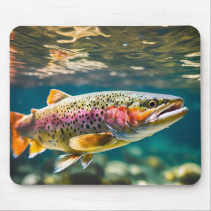 Trout mouse pad