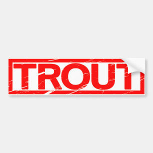 Trout Stamp Bumper Sticker