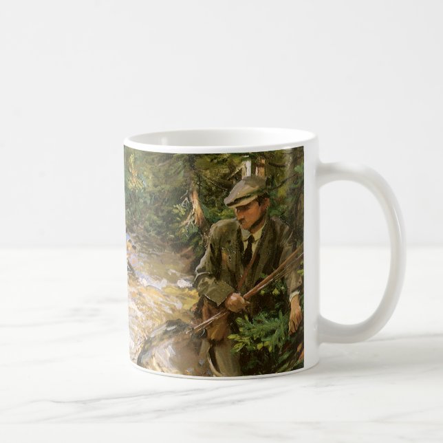 Trout Stream in the Tyrol by John Singer Sargent Coffee Mug (Right)