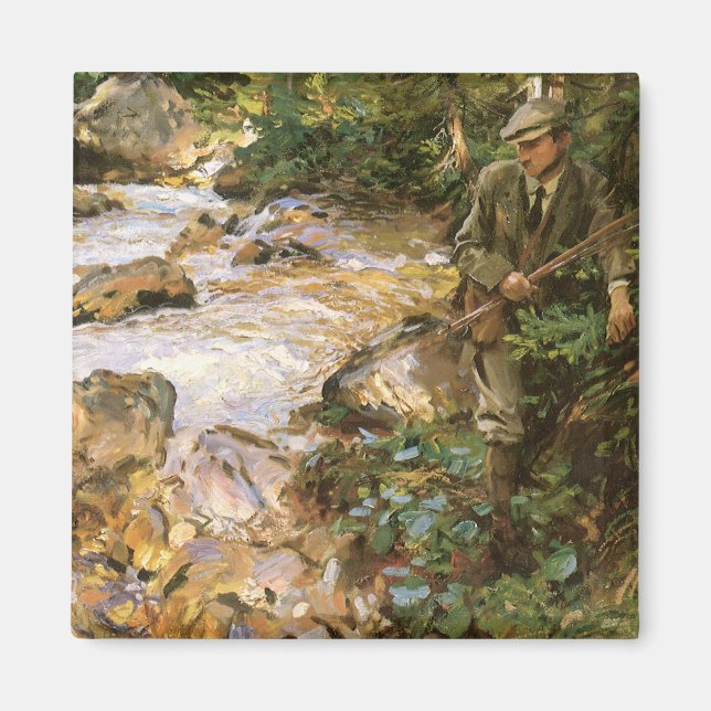 Trout Stream in the Tyrol by John Singer Sargent Magnet (Front)