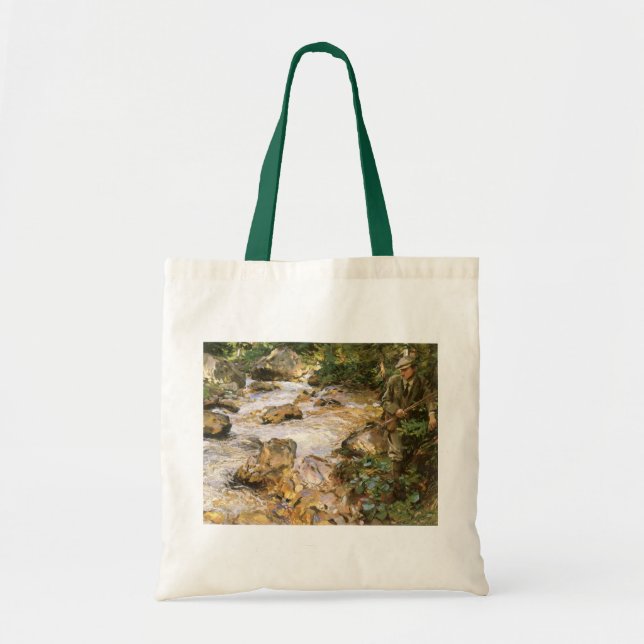 Trout Stream in the Tyrol by John Singer Sargent Tote Bag (Front)