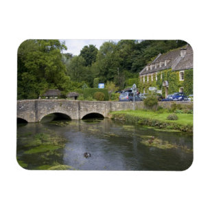 Trout stream in the village of Bibury, Magnet