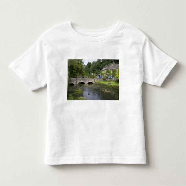 Trout stream in the village of Bibury, Toddler T-Shirt (Front)