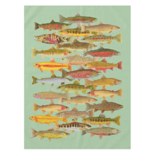 Trout Tablecloth