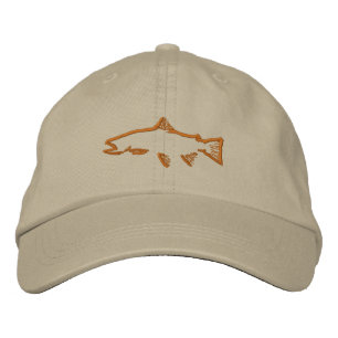 Trout Tracker Distressed Hat - Khaki