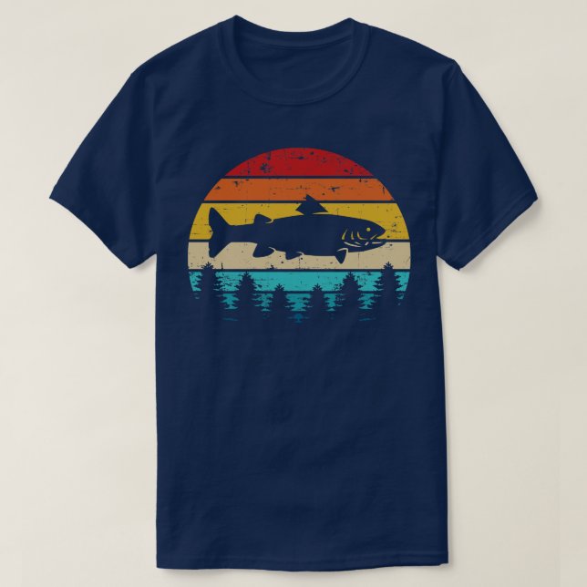 Trout vintage retro T-Shirt (Design Front)