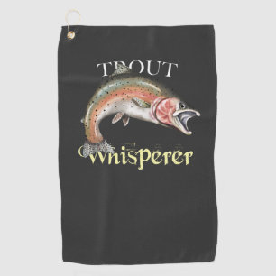 Trout Whisperer Dark Fishing Towel