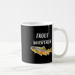 Trout Whisperer Fly Fishing Rainbow Trout Coffee Mug