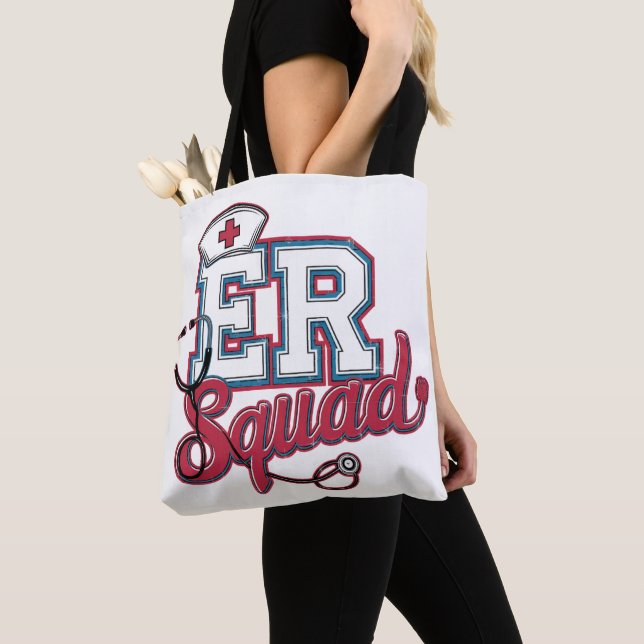 Trow Pillow Tote Bag (Close Up)