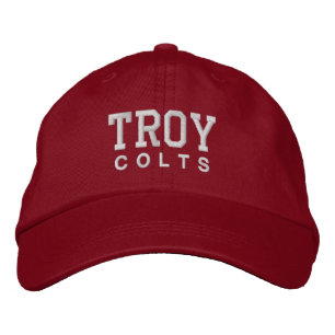 Troy High School Embroidered Baseball Hat