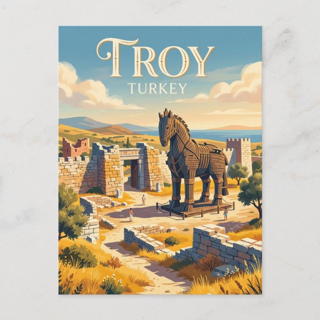 Troy Turkey Postcard (Front)