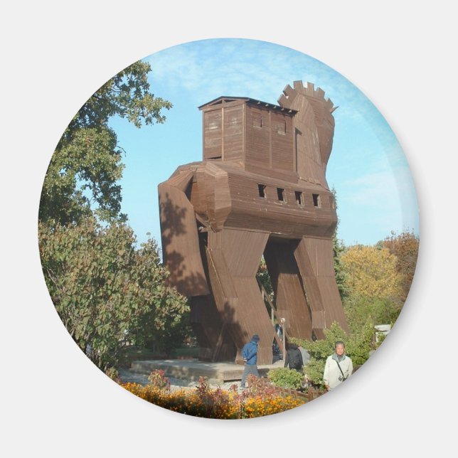 Troyan Horse Magnet (Front)