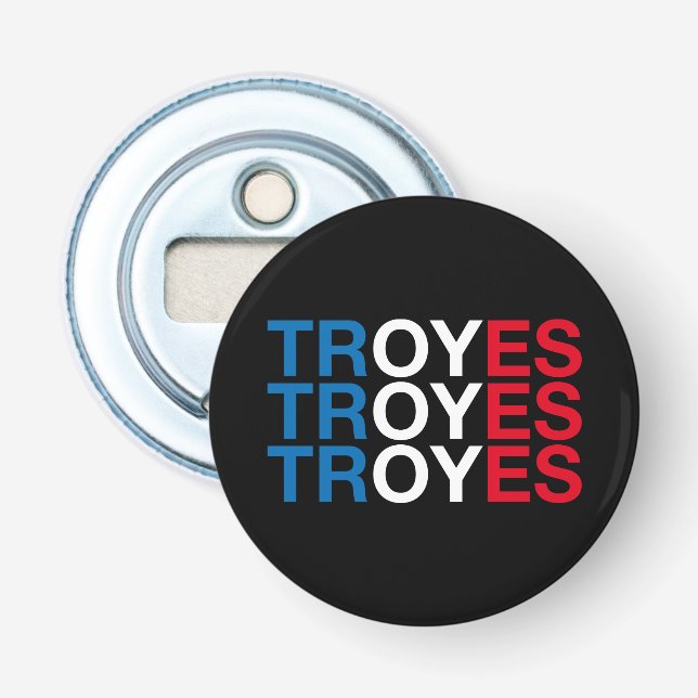 TROYES French Flag Bottle Opener (Front)