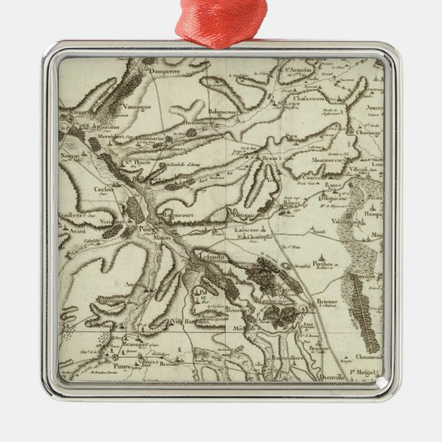 Troyes Metal Tree Decoration (Front)