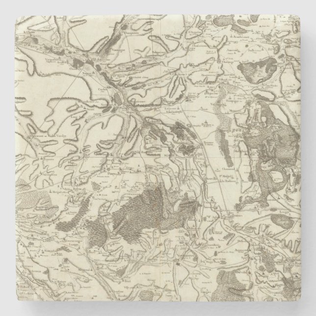Troyes Stone Coaster (Front)