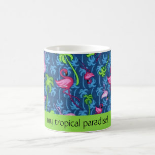 Trpoical Paradise Message Mug