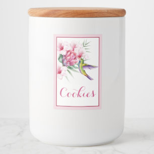 Trropical bird custom food label