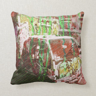 Truck-A-Licious Bang ( graffiti Love ) Cushion