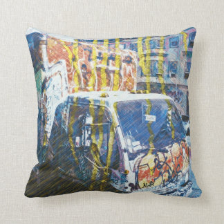 Truck-A-Licious Bang ( graffiti Love ) Cushion