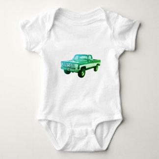 Truck baby bodysuit