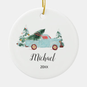 Truck Baby's First Christmas Ornament